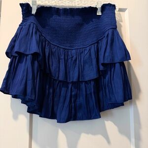 Kendall Lane | Blue Flowy Skort - Size s
